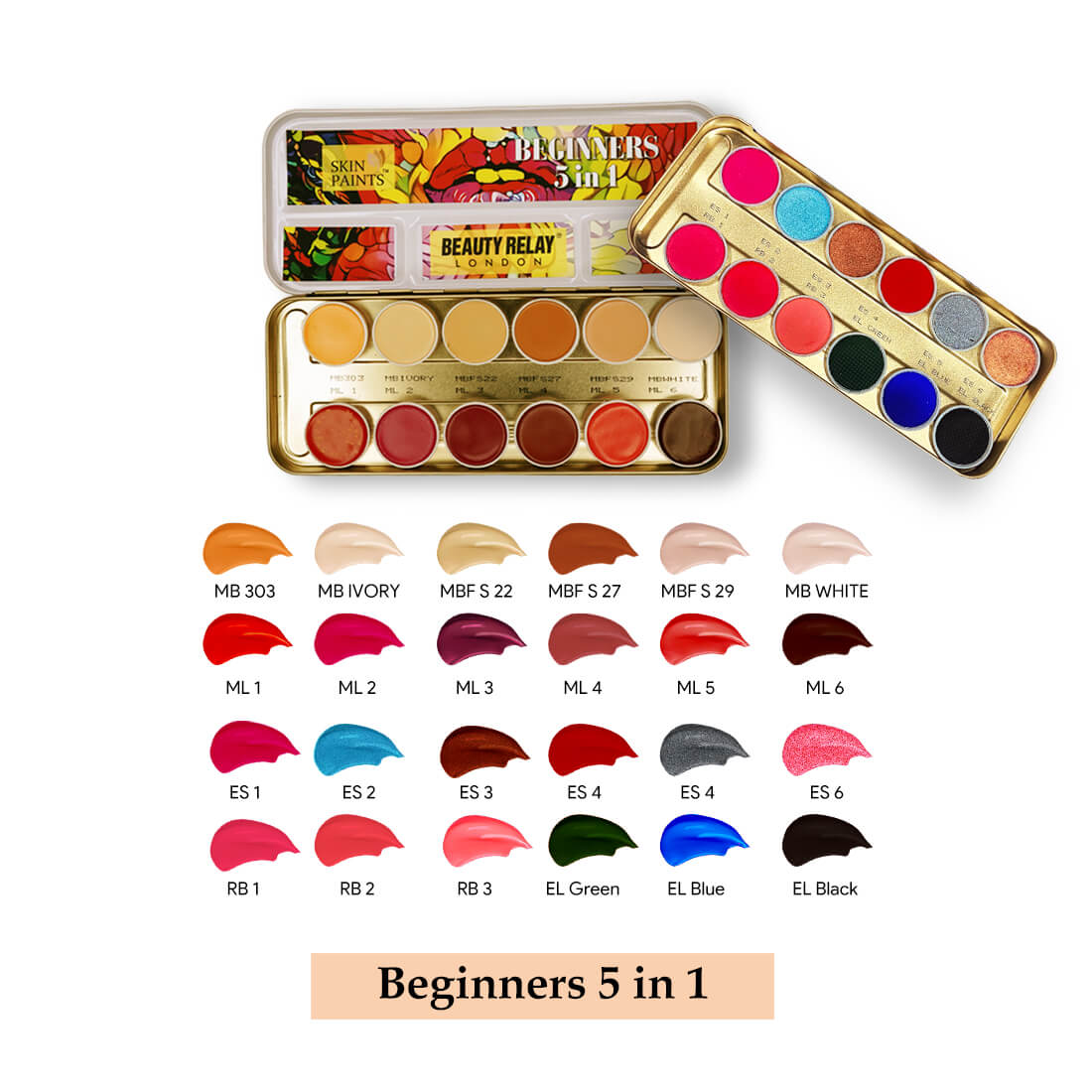 Beginners 5 In 1 Makeup Palette