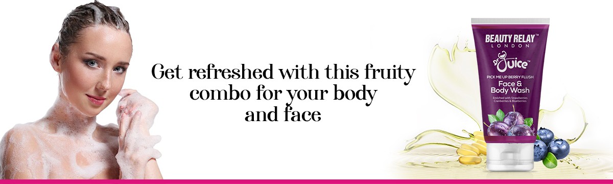 Berry Flush Face And Body Wash With Strawberry