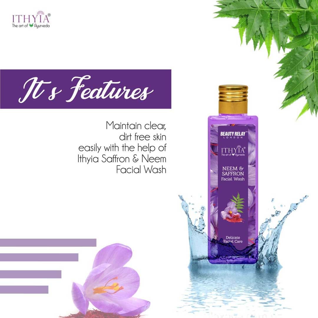 Facial Wash with Neem And Saffron - 200ml