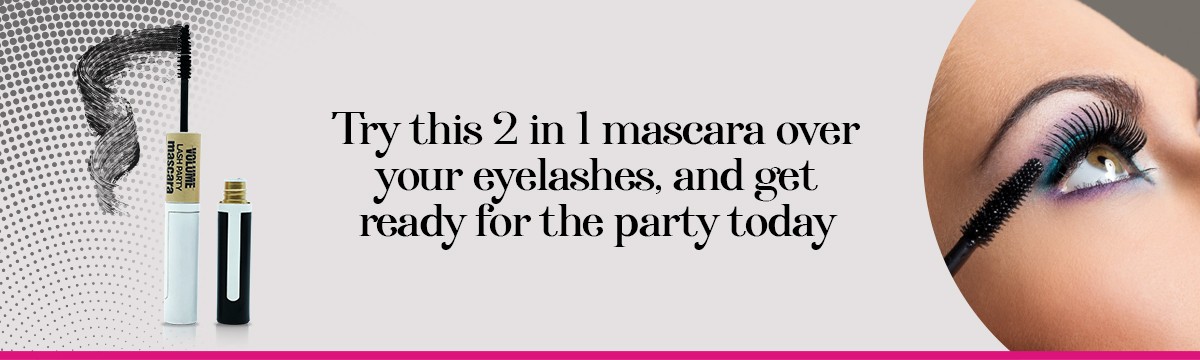 Mascara for Sensitive Eyes 2 in 1 Lash Party Mascara