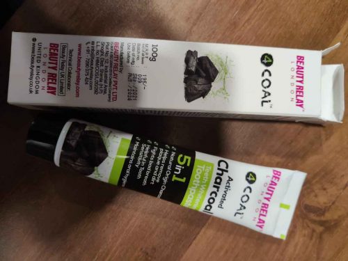 Teeth Whitening Charcoal Toothpaste With Clove - 100g photo review