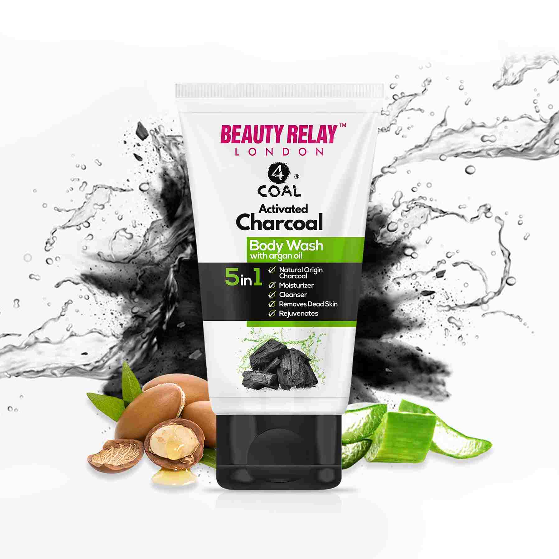 Charcoal Body Wash For Deep Cleansing