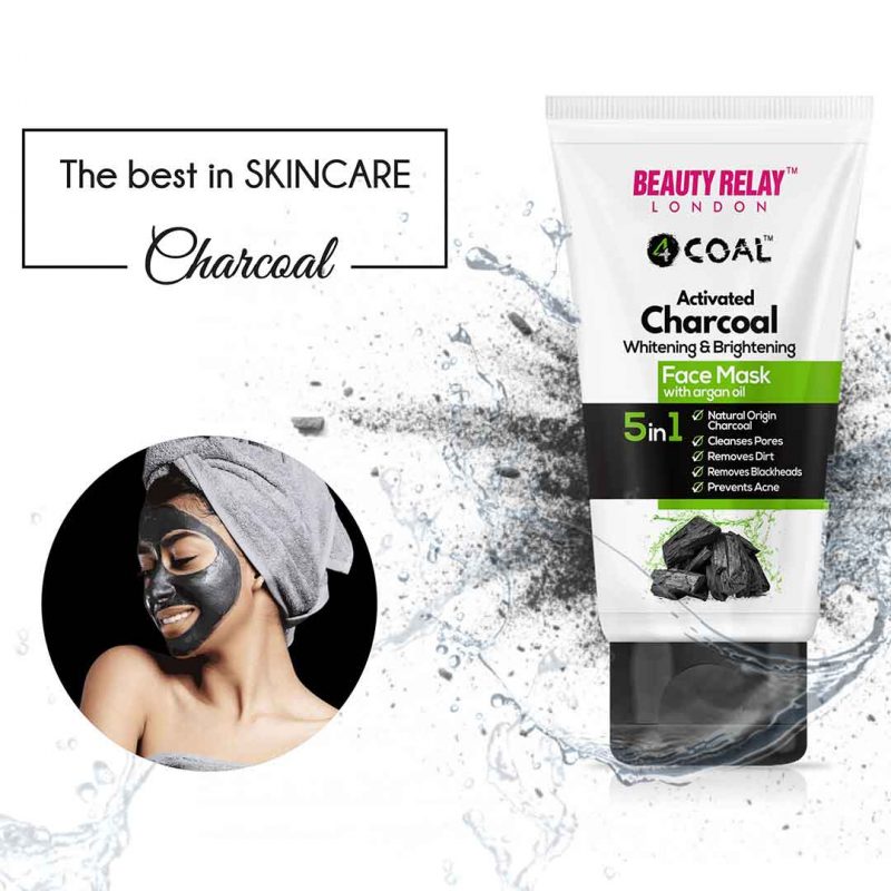Activated Charcoal Face Mask - Beauty Relay India